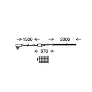 For utendørs bruk - RGB LED-stripe Ora med fjernkontroll