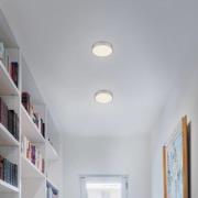 Flame Star LED-taklampe, Ø 15,7 cm, sølv