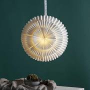 Dekostjerne Frost, papir uten fatning Ø 50 cm hvit