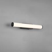 Mattimo LED-vegglampe, bredde 40 cm, svart, bryter