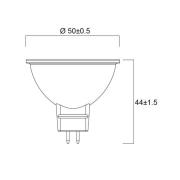 Sylvania LED-reflektorpære GU5.3 6W 3000K 36° 600lm