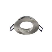 Samsola innfelt taklampe, børstet sølv, Ø 8 cm metall