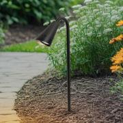 Lindby Sorvete lampe med jordspyd, svart, metall, høyde 62 cm