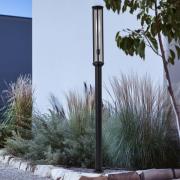 Lucande utelampe Alivaro, svart, 220 cm, E27, IP65