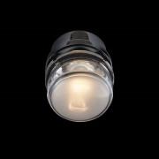 Oluce LED-vegglampe Fresnel, kromfarget, aluminium, glass, 2700 K