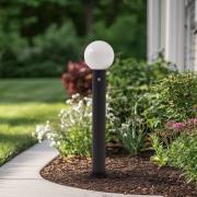 Lindby veilampe Dangan, hvit, 90 cm, glass, sensor