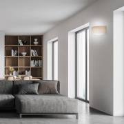 Vegglampe Cleo D1DR410, eiketre, 41 cm lang, E27