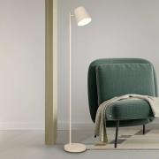 LED-gulvlampe Blake, sand, metall, dimbar
