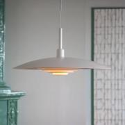 Markslöjd hengelampe Piny, hvit, Ø 57 cm, metall, E27