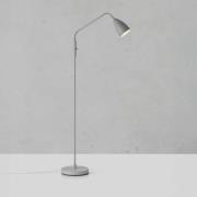 Markslöjd LED-gulvlampe Patro, grå, metall, dimbar