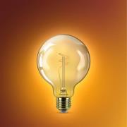 Philips LED-globepære E27 G95 3,1 W gull 1800 K dimbar