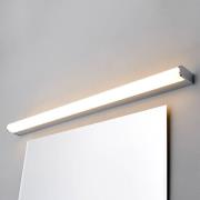 Lindby LED-vegglampe Philippa, avrundet, 88 cm, krom, IP44