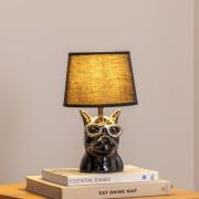 Biagio bordlampe, svart, keramikk, 29 cm høy, E14