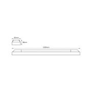 OSRAM LED-lyslist POWER BATTEN, 3000 K, 120 cm, 2 lyskilder