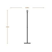 OSRAM gulvlampe DECOR STICK, mørkegrå, høyde 146 cm 1 x E27