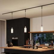 Paulmann URail lampeskjerm Raja 2Easy, opal, Ø 10 cm