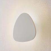 Bover Tria 02 LED-vegglampe, hvit, 27 cm, dimbar