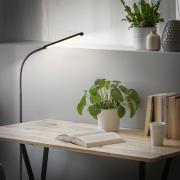 LED-gulvlampe Mura, svart, høyde 170 cm, metall Touchdimmer