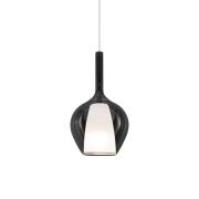 Ideal Lux Pendellampe Kalique 1, røykgrå, Ø 18 cm