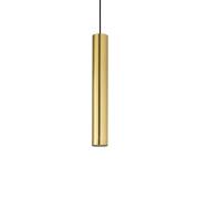 Ideal Lux hengelampe Look, messingfarget, Ø 6 cm, metall