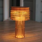 Newgarden LED-solcellelampe Ambar, oransje, PMMA, IP44