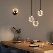 OSRAM LED-vegglampe Decor Circle, CCT, svart