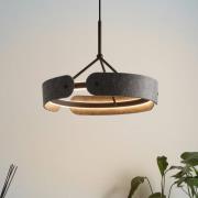 OSRAM LED-hengelampe Decor Curve Felt, grå, filt, 3000 K