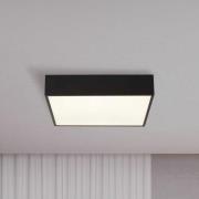 LED-taklampe til bad Zeus, svart, lengde 30 cm, metall