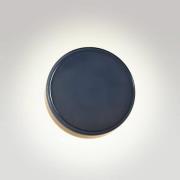 MARSET LED-vegglampe Caramel, blå, Ø 22 cm, TRIAC, glass