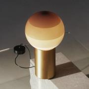 MARSET bordlampe Dipping Light, høyde 22 cm, krem/messing