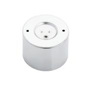 Downlight Chloe fast, stål forkrommet