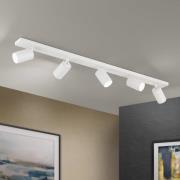 Downlight Sean, hvit, 5 lyskilder, aluminium, GU10