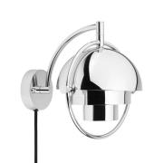 GUBI vegglampe Multi-Lite, krom, metall, G9
