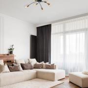 Taklampe Banana, svart, metall, 67 cm, 6 lyskilder, E27