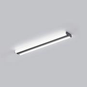 Helestra LED-speillampe LOOM, lengde 60 cm, svart, IP44