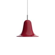 VERPAN hengelampe Pantop, kirsebærrød, Ø 23 cm, metall, E14