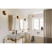 Nuura vegglampe Liila 1 IP44 Ø 16,5 cm, svart/klar