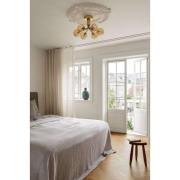 Nuura taklampe Apiales 6, Ø 50 cm, messing-/gullfarget