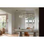 Nuura vegglampe Liila 1, Ø 14 cm, IP44, gull/opal