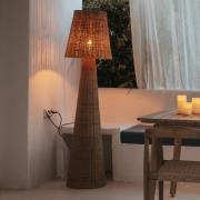 Newgarden gulvlampe Lola, trefarget, rotting, IP54