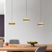 Schöner Wohnen LED-hengelampe Elmo, Sandbrise, 3 lyskilder, 3000 K