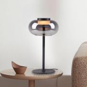 Schöner Wohnen LED-bordlampe Sia, svart/røykgrå 3.000 K