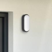 MEGATRON utendørs LED-vegglampe Zella Neo XL Sensor svart IP54