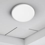 LED-innbyggingslampe Suma, Ø 15,5 cm, hvit, dimbar, IP44