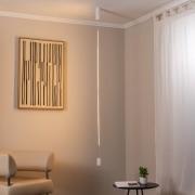 LED-hengelampe VERTIC, hvit, metall, 19 W, 3000 K