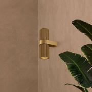 Vegglampe DYNAMICS, gullfarget, høyde 23 cm, metall opp/ned