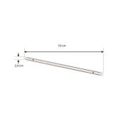 Lindby strømskinne Lumaro, hvit, aluminium, lengde 53 cm