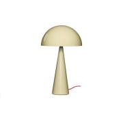 HÜBSCH bordlampe Mush, sand, metall, høyde 50 cm