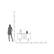 KARE bordlampe Animal Sloth, gullfarget, 30 cm høy, E14