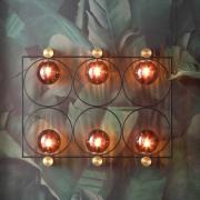 KARE Vegglampe Balance Circle, stikkontakt, 122 cm, E27